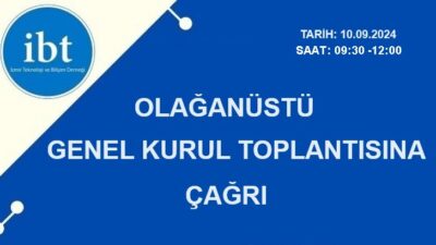 OLAĞANÜSTÜ GENEL KURUL TOPLANTISINA ÇAĞRI