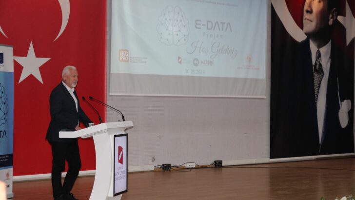 E-DATA Projesinin içinde olmanın gururunu yaşıyoruz…
